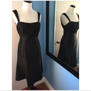 Badgley Mischka Black Timeless Cocktail Dress👠 Sz 10
